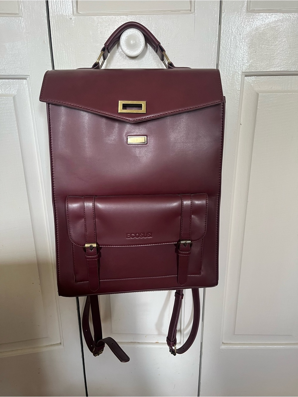 ECOSUSI Daisy Vintage Laptop Backkpack - Picture 2 of 7